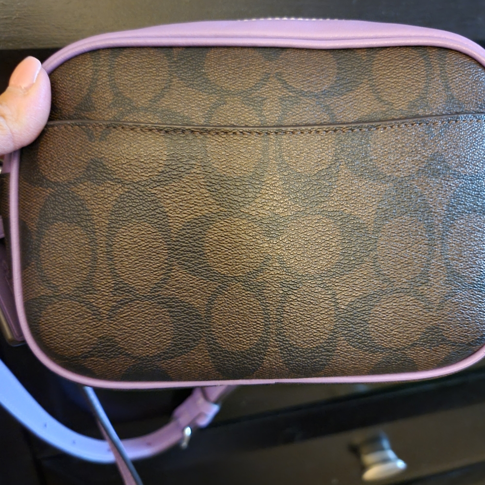 Coach Brown and Purple Crossbody Bag - Picture 4 of 7